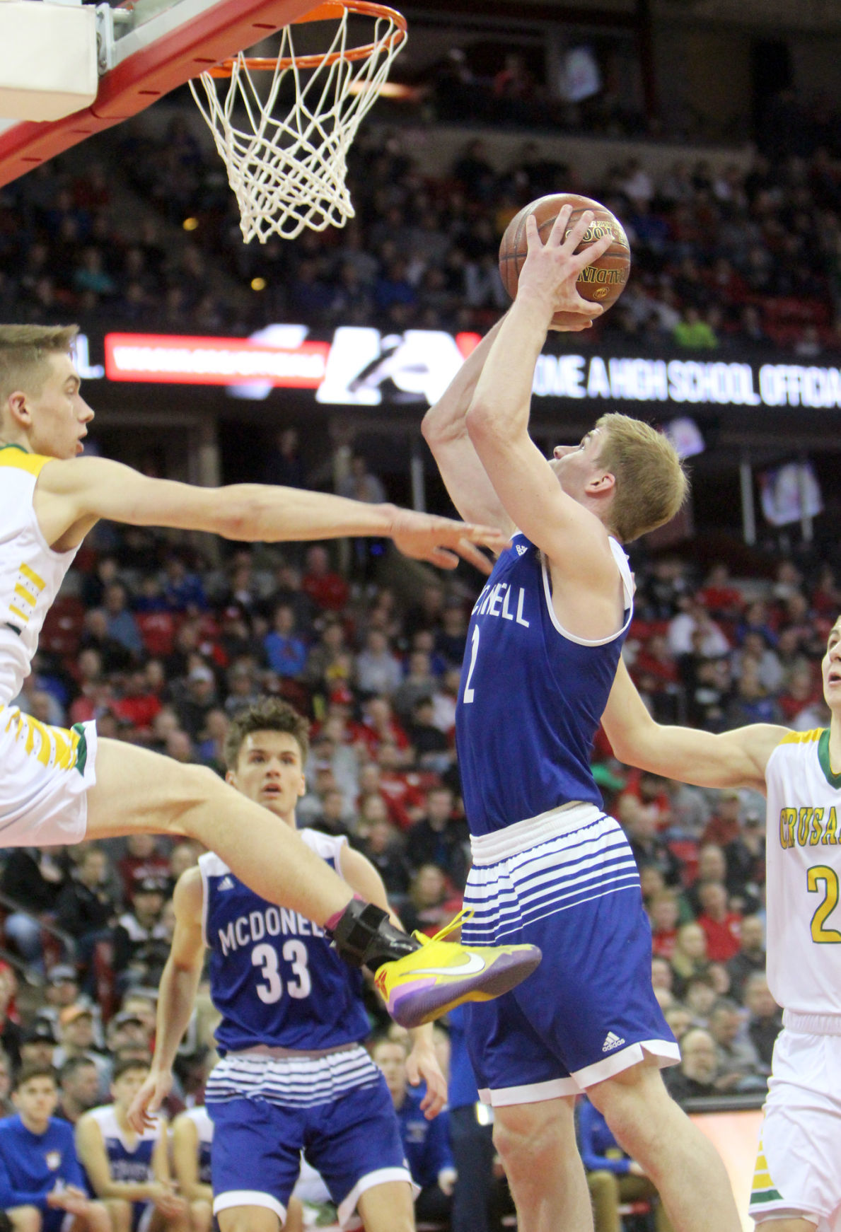 McDonell boys basketball vs Sheboygan Area Lutheran 3-15-19